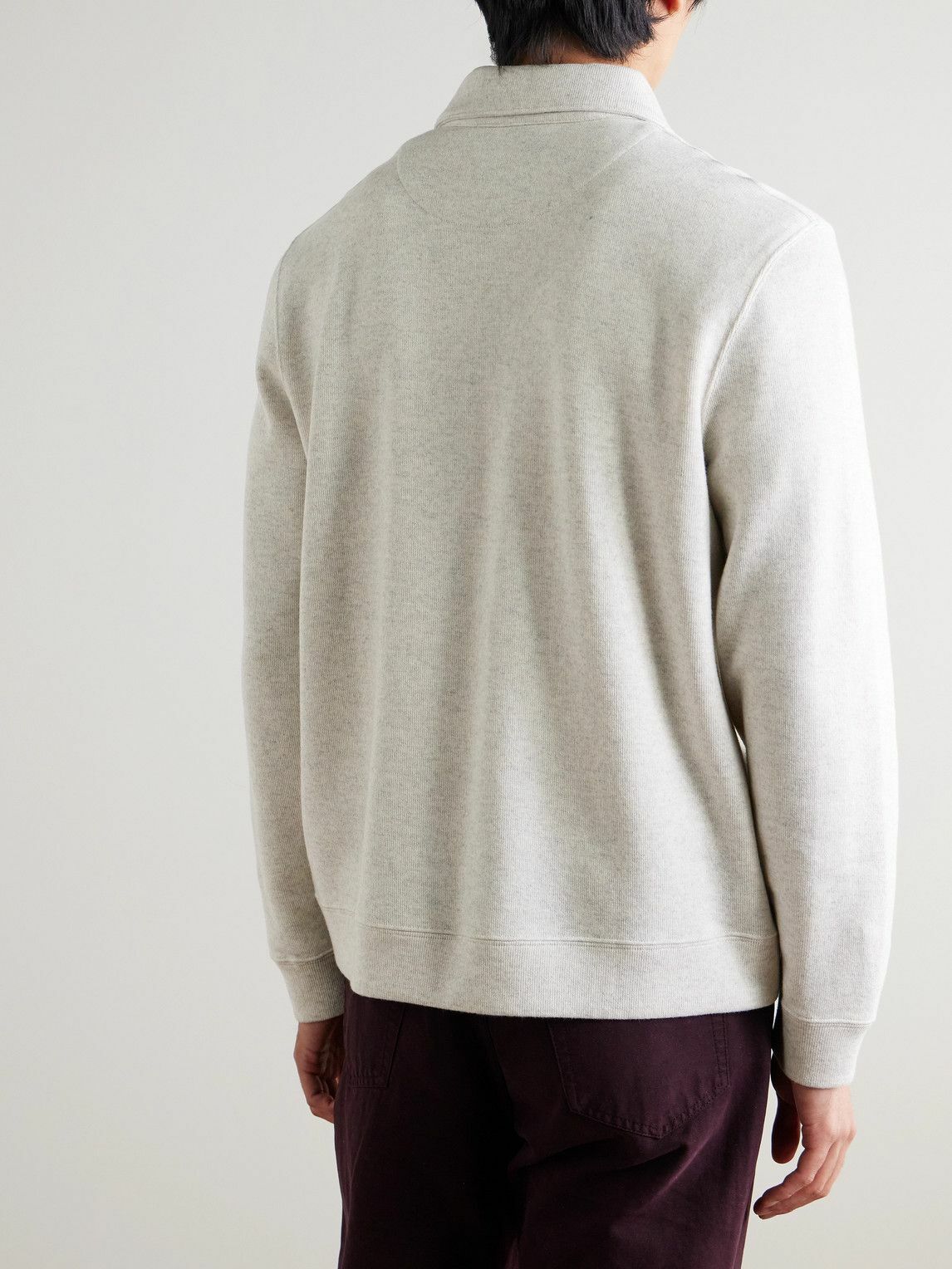 Mr P. - Organic Cotton-Blend Jersey Sweatshirt - Gray