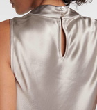 Staud Gesture satin top