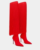 Steve Madden Provoque Boots in Red