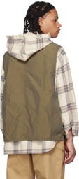 Pilgrim Surf + Supply Khaki Raff Reversible Vest