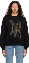 Andersson Bell Black AB Embroidered Sweatshirt