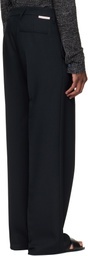 Stockholm (Surfboard) Club Black Tailored Bootcut Trousers