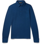 Loro Piana - Cotton-Piqué Polo Shirt - Men - Navy