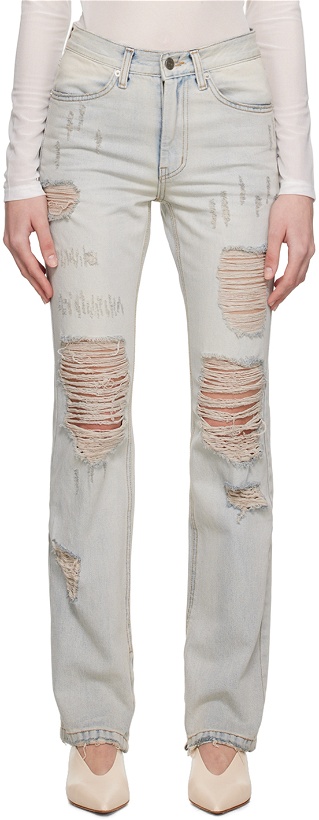 Photo: TheOpen Product Blue Distressed Jeans