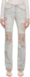 TheOpen Product Blue Distressed Jeans