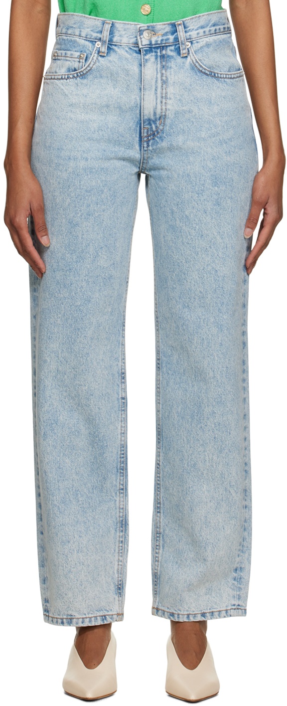 Dunst Blue Semi Low-Rise Jeans