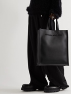 Alexander McQueen - North South Logo-Embossed Full-Grain Leather Tote Bag