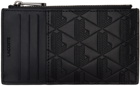 Lacoste Black Monogramme Zipped Wallet