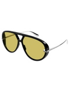 Bottega Veneta Eyewear Aviator Frame Sunglasses