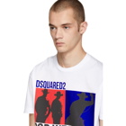 Dsquared2 White Dyed Cool Fit T-Shirt