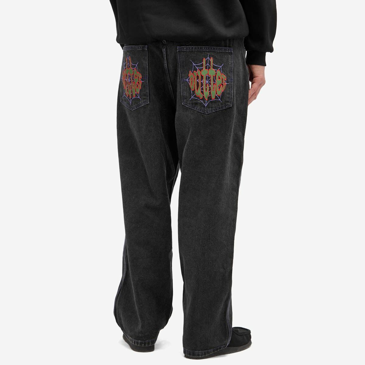 【BUTTER GOODS】Spider Denim Jeans Washed Black Spider Denim Jeans, Washed Black – Butter Goods USA