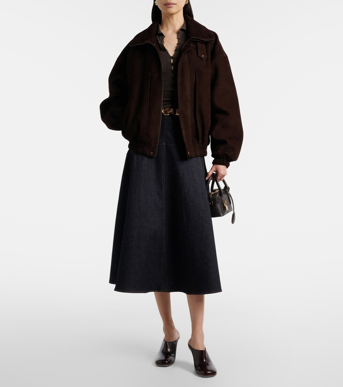 Le Monde Béryl Mica 80 leather mules