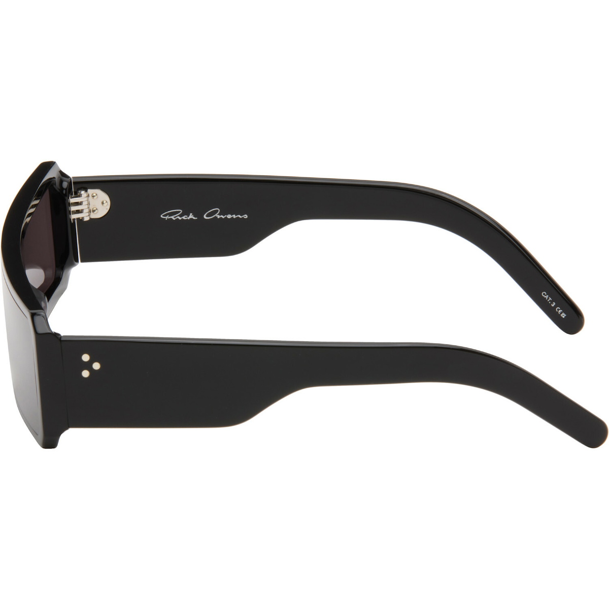 Rick Owens Black Tower Gethshades Sunglasses