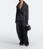 Balenciaga Fan Small leather top-handle bag