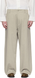 Omar Afridi Gray Trotti Baggy Trousers