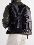 Master-Piece - Leather and Suede-Trimmed CORDURA® Backpack
