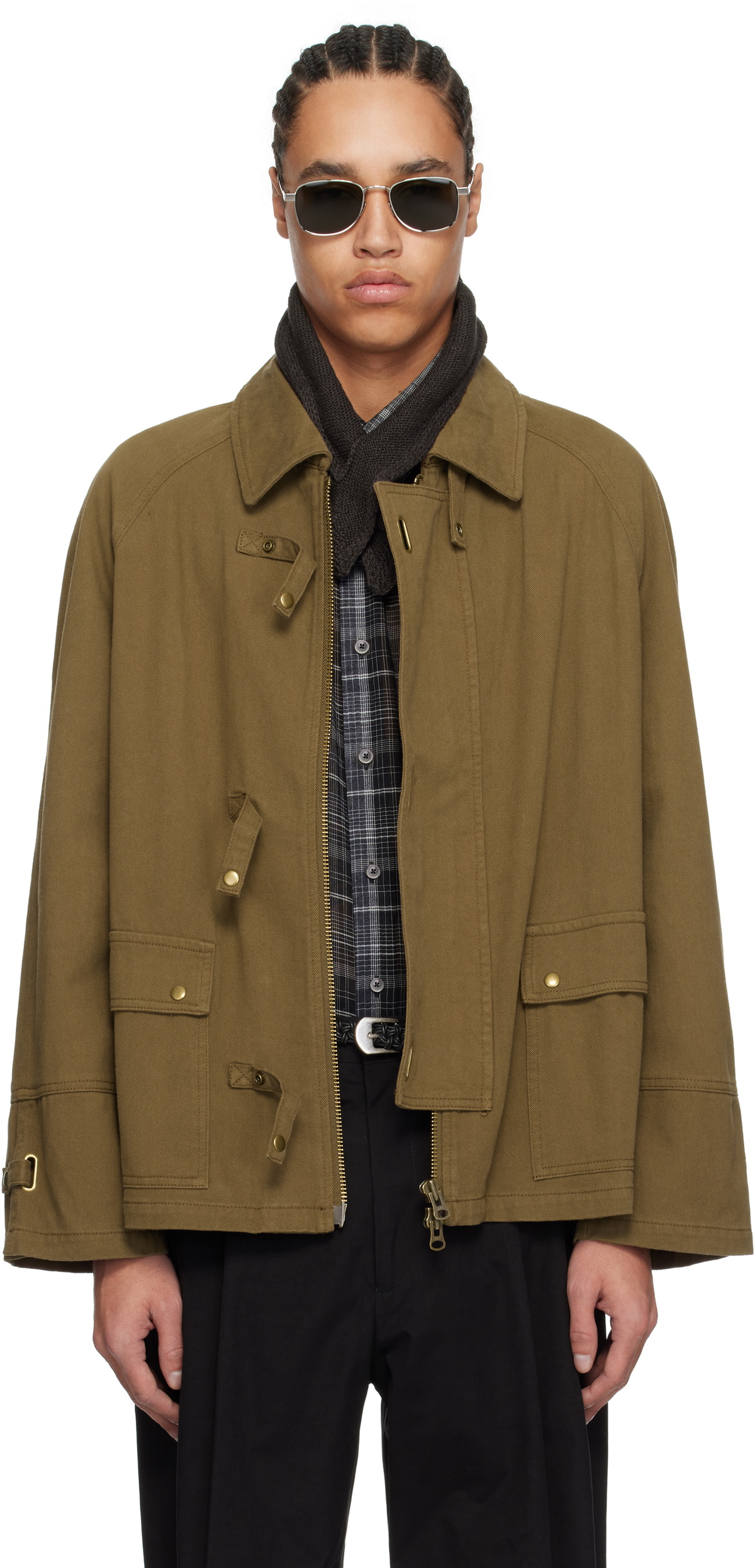 Carter Young Khaki Newman Buckle Jacket
