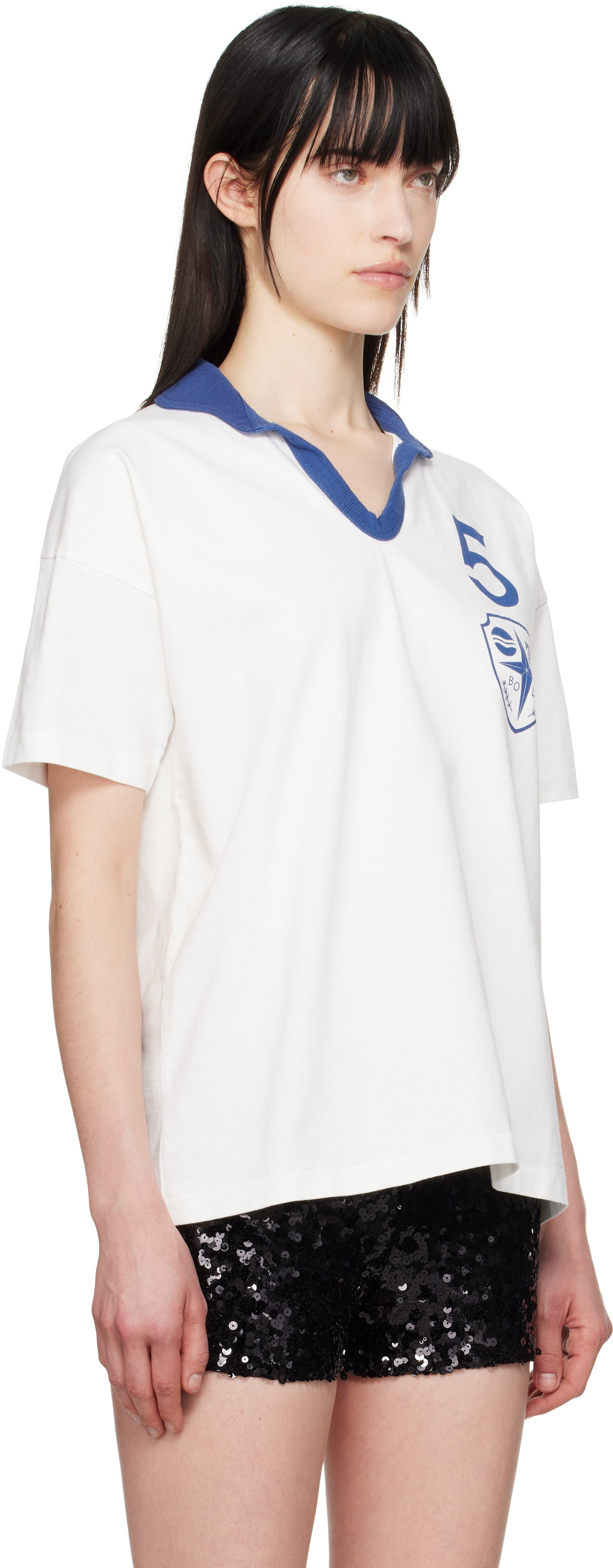 BODE recreation polo ポロ　ボーディ Bode White 'Recreation' Polo Bode