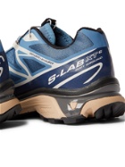 SALOMON - XT-6 Advanced Rubber-Trimmed Coated-Mesh Running Sneakers - Blue
