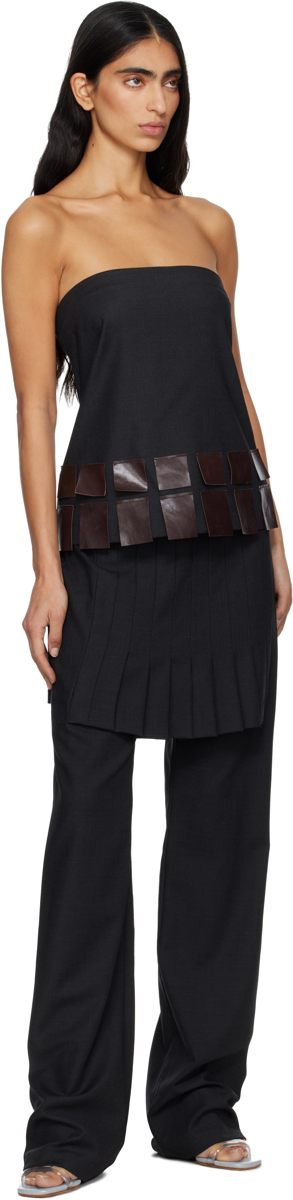 Paloma Wool Black Diana Tank Top