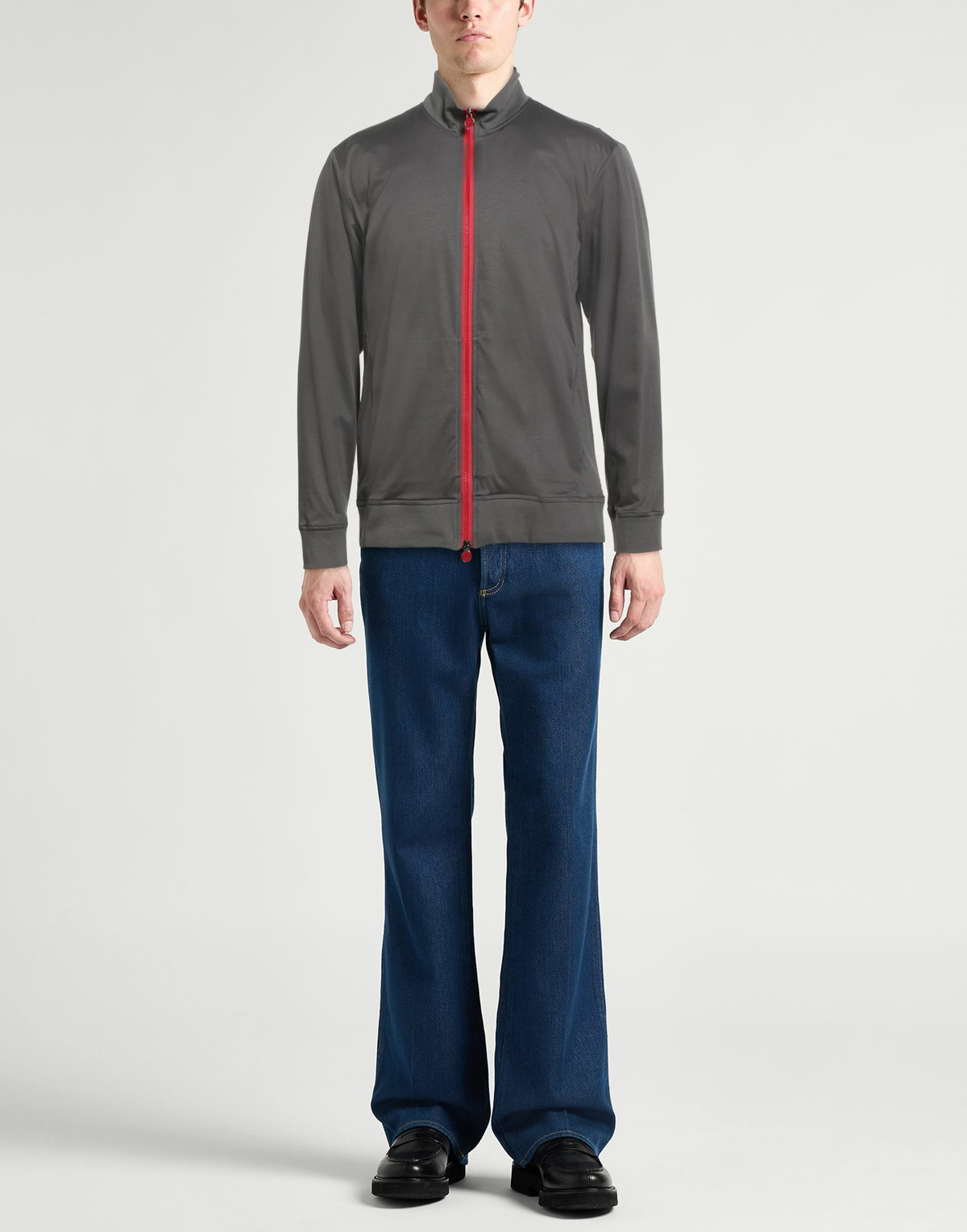 Kiton Mens Sweatshirt in Grey