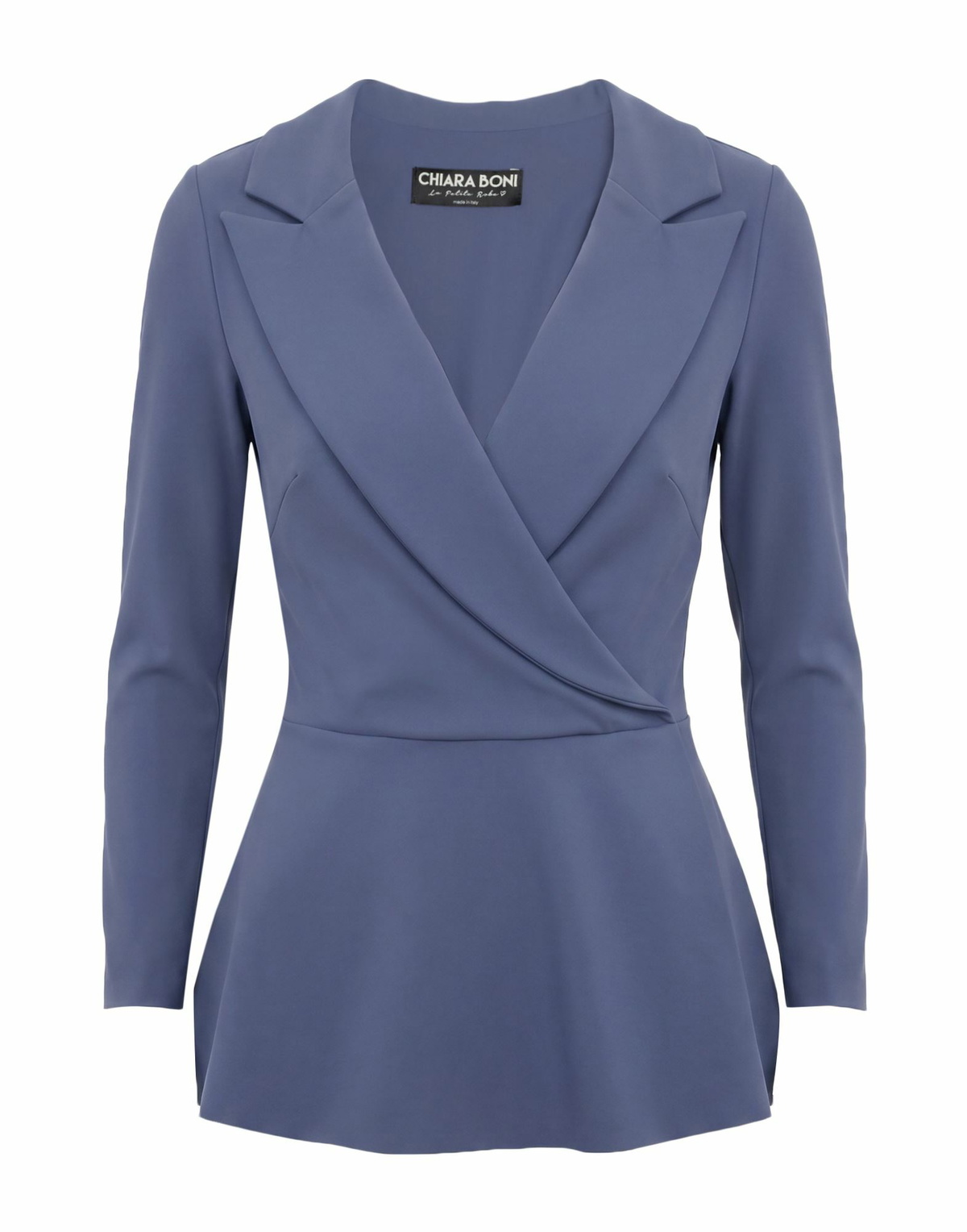 Chiara Boni La Petite Robe Womens Top Slate in Blue