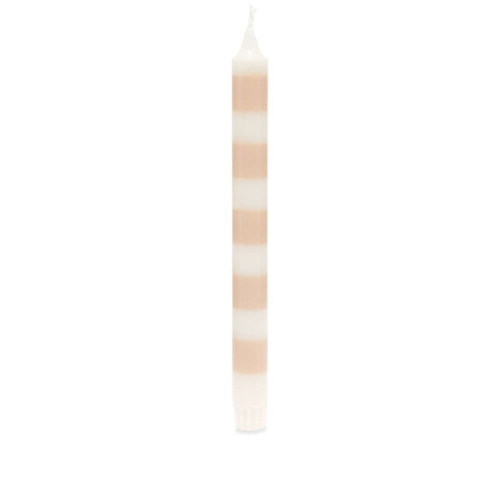Photo: HAY Stripe Candle in Beige/Sand