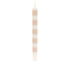 HAY Stripe Candle in Beige/Sand
