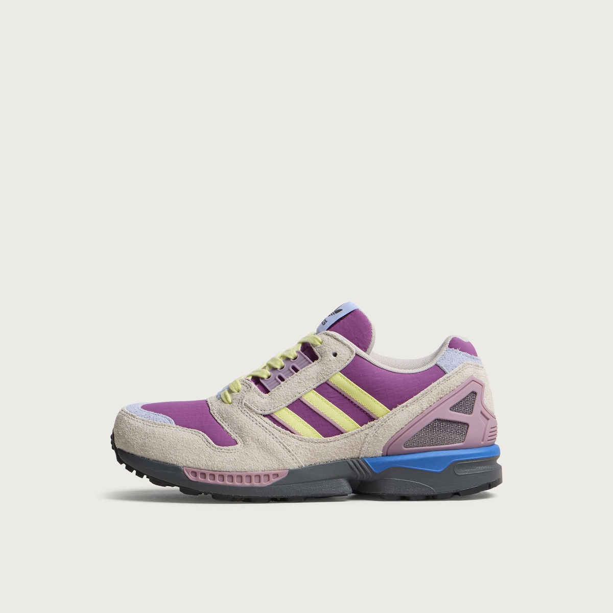 Adidas Men's ZX 8000 Sneaker in Lucky Pink/Yellow Tint/Grey Six adidas