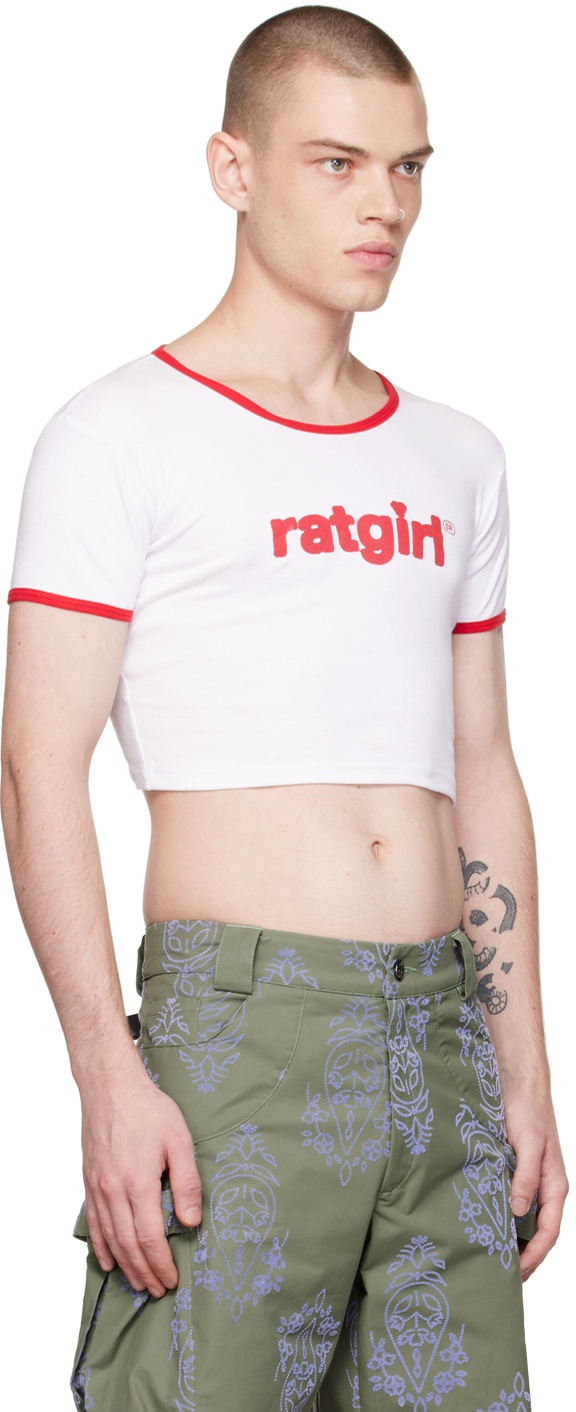 Stray Rats White 'Ratgirl' T-Shirt
