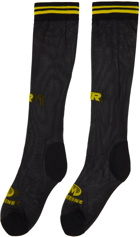 Martine Rose Black & Yellow Reese's Socks