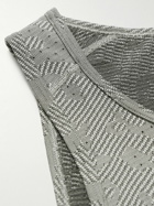 Lululemon - Metal Vent Breathe Panelled Camouflage-Print Stretch-Mesh Tank Top - Gray