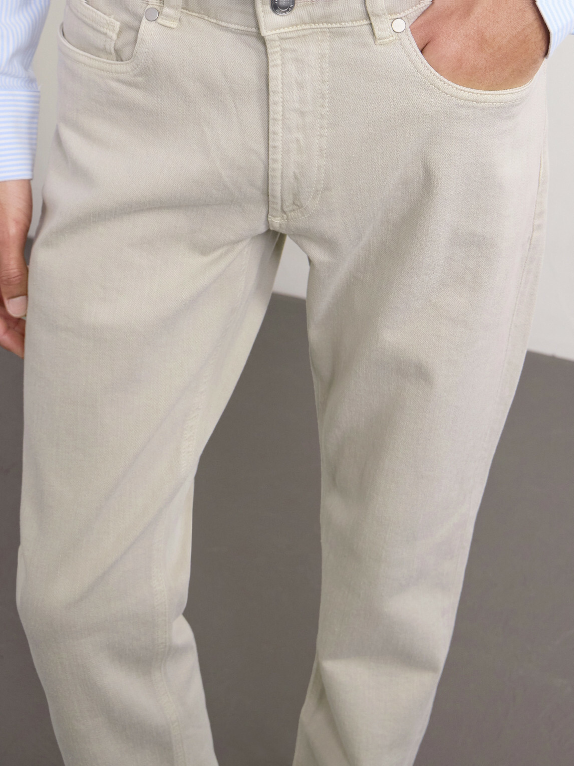 Peter Millar - Fairfield Straight-Leg Garment-Dyed Jeans - Neutrals
