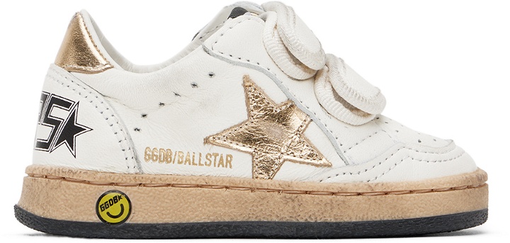 Photo: Golden Goose Baby Off-White Ball Star Sneakers