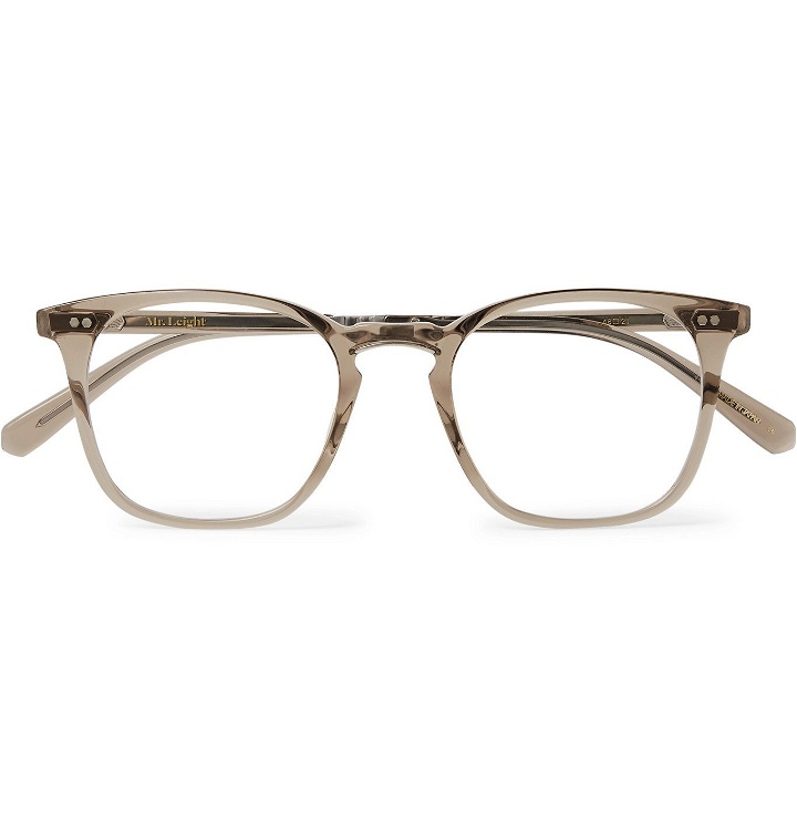 Photo: Mr Leight - Getty C Square-Frame Tortoiseshell Acetate Optical Glasses - Gray