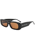 Bonnie Clyde Show And Tell Sunglasses in Black/Brown