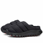 Moncler Men's Genius x 1017 ALYX 9SM Puffer Trail Slides Shoe in Black