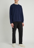 Ymc Almost Grown Cotton Sweatshirt Navy