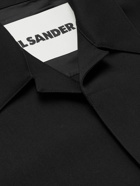 Jil Sander - Slim-Fit Camp-Collar Wool-Gabardine Overshirt - Black