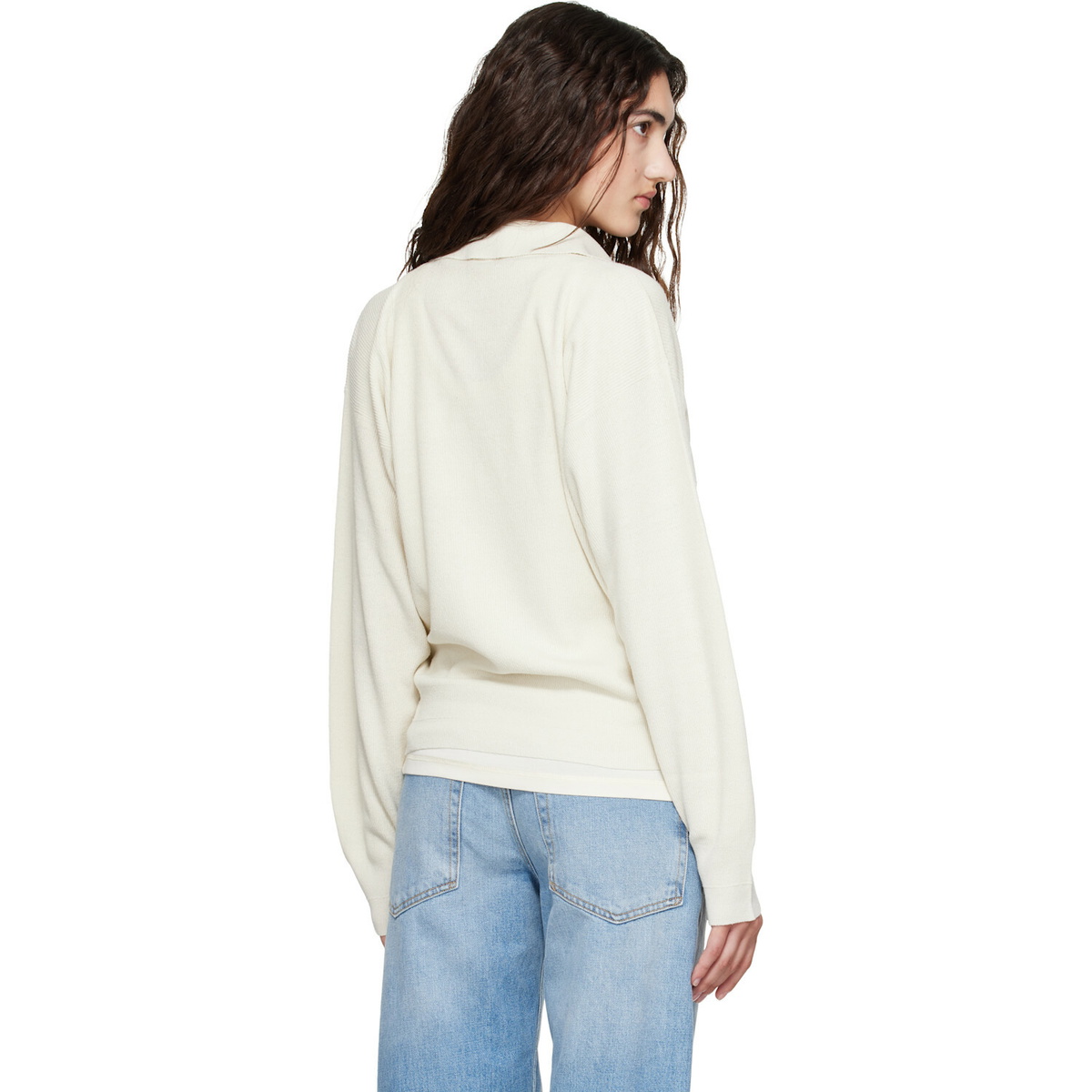 Calvin Klein Collection Off-White Helga Polo