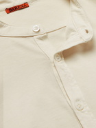 Barena - Nalin Cotton-Jersey Henley T-Shirt - Neutrals