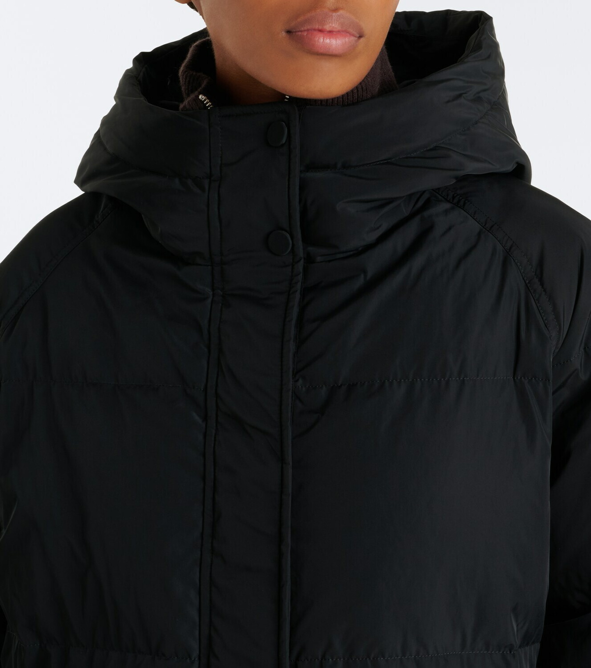 Yves Salomon Hooded down coat
