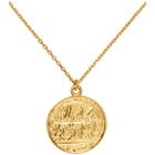 Dear Letterman Gold Zain Pendant Necklace
