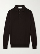 Lardini - Virgin Wool Polo Sweater - Brown