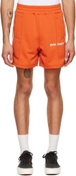 Palm Angels Orange Classic Track Shorts