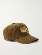 Visvim - Logo-Embroidered Cotton-Corduroy Cap - Brown