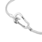 Mikia Silver Carabiner Bracelet