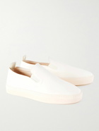Officine Creative - Bug Leather Slip-On Sneakers - Neutrals