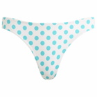 Fruity Booty Women's Frizzante Bikini Bottom in Aqua White