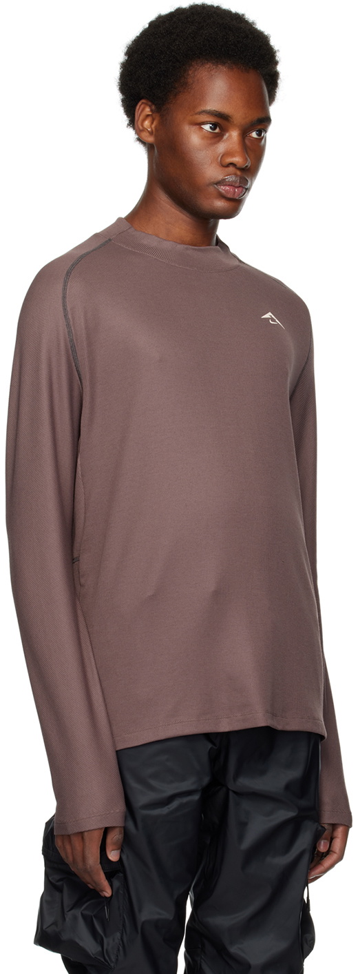 Purple nike dri fit long sleeve shirt online